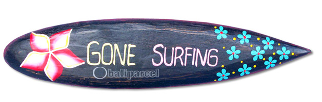 Wooden Sign, Hand Carved From Albesia Wood