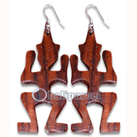 Wooden Earring, From Sono Wood