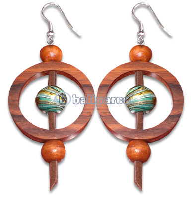 Wooden Earring, From Sono Wood