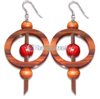 Wooden Earring, From Sono Wood