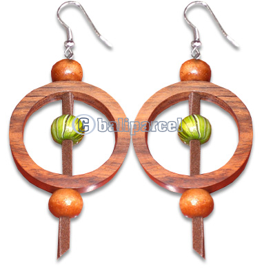 Wooden Earring, From Sono Wood