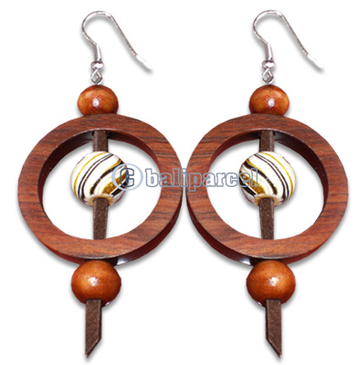 Wooden Earring, From Sono Wood