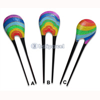 Wooden Hair Stick With Painting, From Sono Wood