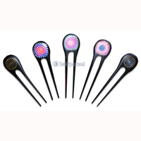 Wooden Hair Stick With Painting, From Sono Wood (mixed Color)