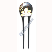 Wooden Hair Stick With Painting, From Sono Wood