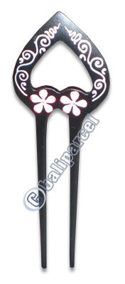 Wooden Hair Stick With Painting, From Sono Wood