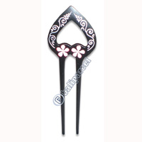 Wooden Hair Stick With Painting, From Sono Wood