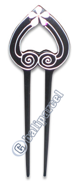 Wooden Hair Stick With Painting, From Sono Wood