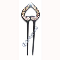 Wooden Hair Stick With Painting, From Sono Wood