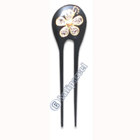 Wooden Hair Stick With Painting, From Sono Wood