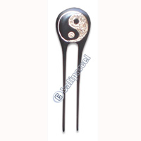 Wooden Hair Stick With Painting, From Sono Wood