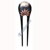 Wooden Hair Stick With Painting, From Sono Wood