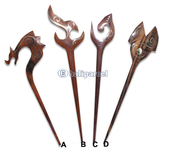 Wooden Hair Stick With Stainless, From Sono Wood