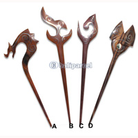 Wooden Hair Stick With Stainless, From Sono Wood