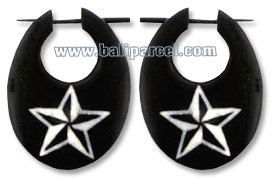 Horn Stick Earring