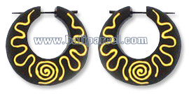 Wooden Stick Earring, From Sono Wood