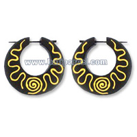 Wooden Stick Earring, From Sono Wood