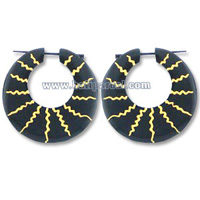 Wooden Stick Earring, From Sono Wood