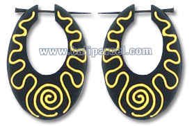 Wooden Stick Earring, From Sono Wood