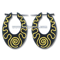 Wooden Stick Earring, From Sono Wood
