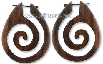 Wooden Stick Earring, From Sono Wood