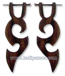 Wooden Stick Earring, From Sono Wood
