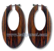 Wooden Stick Earring, From Sono Wood