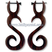 Wooden Stick Earring, From Sono Wood