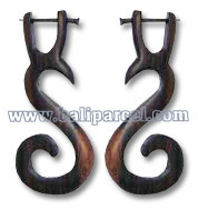 Wooden Stick Earring, From Sono Wood