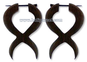 Wooden Stick Earring, From Sono Wood