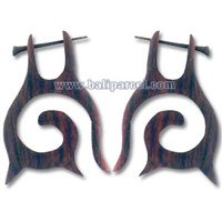 Wooden Stick Earring, From Sono Wood