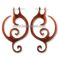 Wooden Stick Earring, From Sono Wood