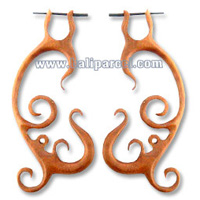 Wooden Stick Earring, From Sono Wood