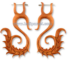 Wooden Stick Earring, From Sono Wood