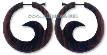 Wooden Stick Earring, From Sono Wood