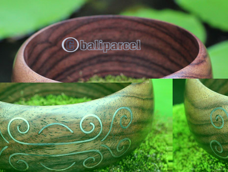 Bangle, Made From Sono Wood With Satinless