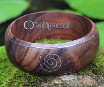 Bangle, Made From Sono Wood With Satinless