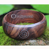 Bangle, Made From Sono Wood With Satinless