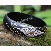 Bangle, Made From Sono Wood With Hand Painted