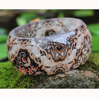 Bangle, Made From Resin With Batik
