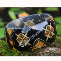 Bangle, Made From Resin With Batik