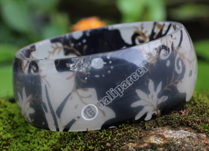 Bangle, Made From Resin With Batik