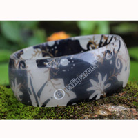 Bangle, Made From Resin With Batik