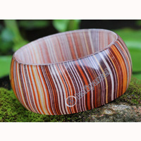 Bangle, Made From Resin With Batik