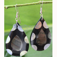 Earring, Made From Resin With Shell