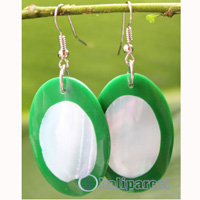 Earring, Made From Resin With Shell