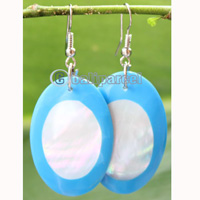 Earring, Made From Resin With Shell