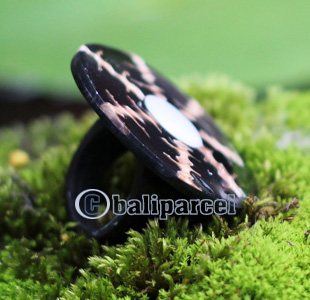 Ring, Made From Resin With Shell