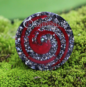 Ring, Made From Resin With Shell