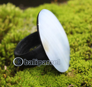 Ring, Made From Resin With Shell